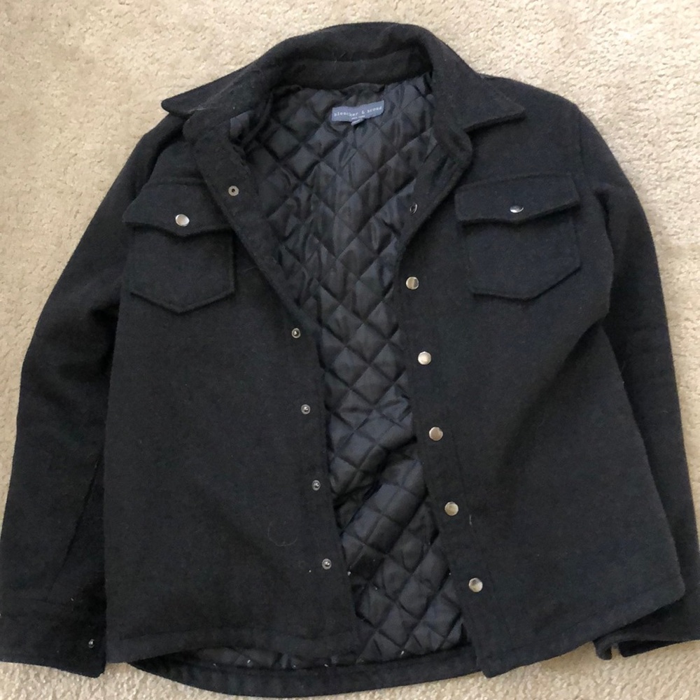 Warm snap-closure jacket